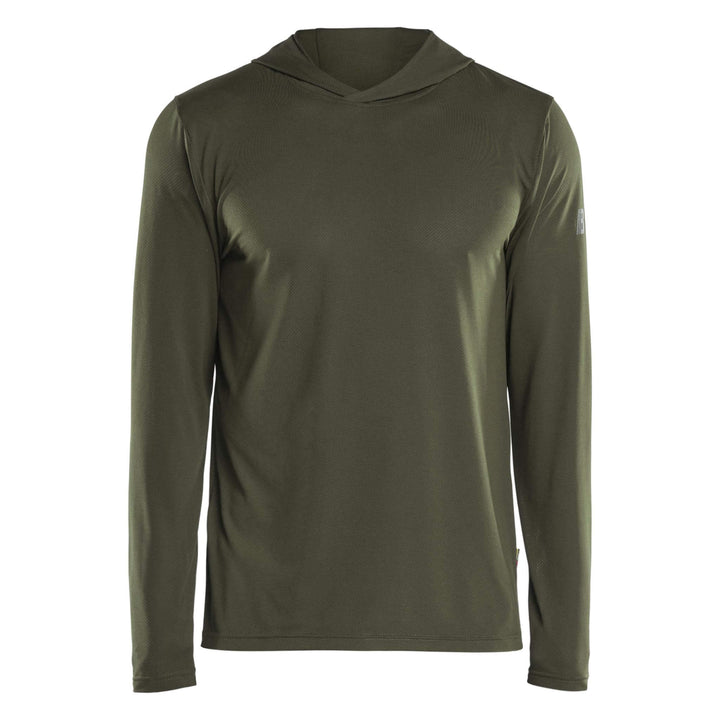 Blaklader 34171126 UV-protect Function Hoodie Forest Night Main #colour_forest-night