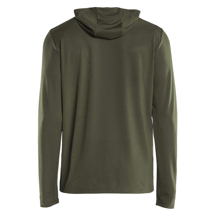 Blaklader 34171126 UV-protect Function Hoodie Forest Night Rear #colour_forest-night