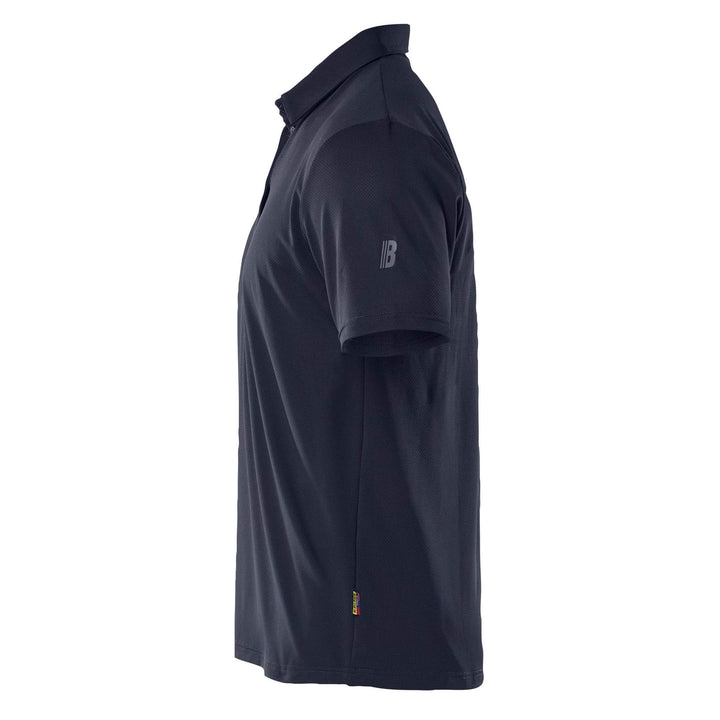 Blaklader 34161126 UV-protect Lightweight Function Polo Shirt Dark Navy Blue Left #colour_dark-navy-blue