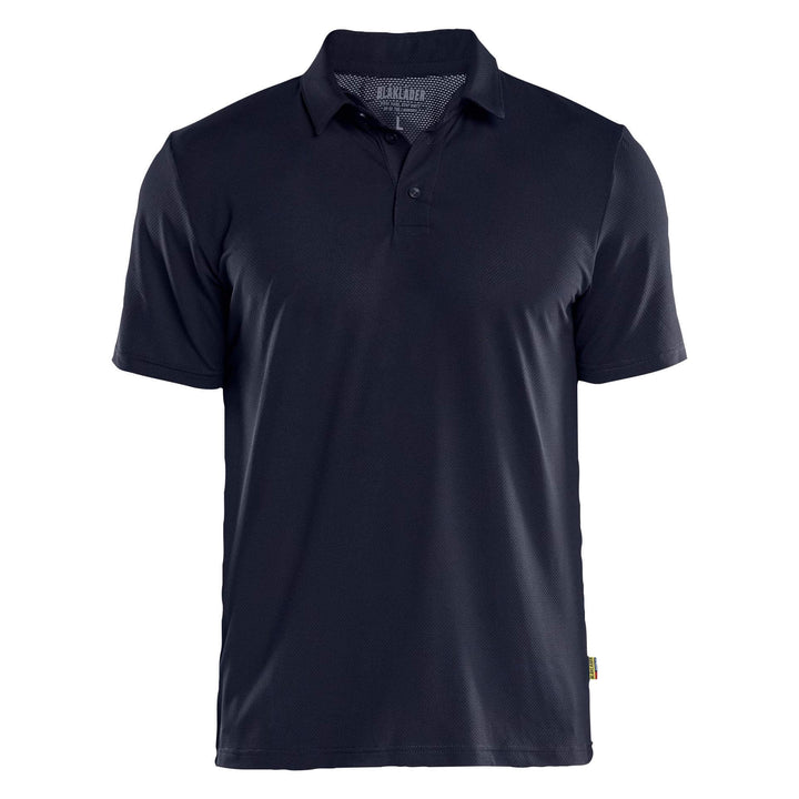Blaklader 34161126 UV-protect Lightweight Function Polo Shirt Dark Navy Blue Main #colour_dark-navy-blue