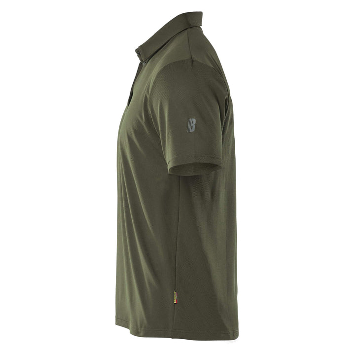 Blaklader 34161126 UV-protect Lightweight Function Polo Shirt Forest Night Left #colour_forest-night