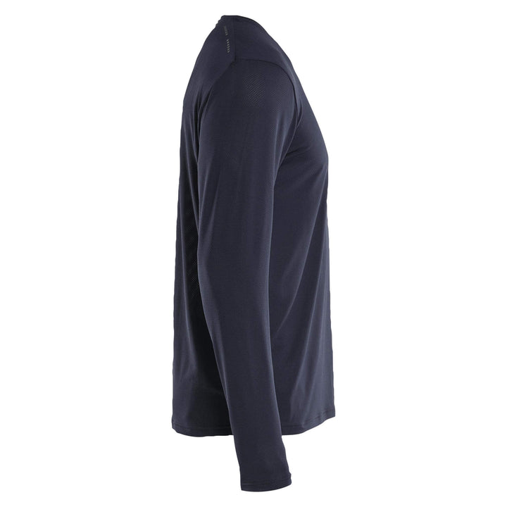 Blaklader 34231126 UV-protect Lightweight Long-Sleeved Function T-Shirt Dark Navy Blue Right #colour_dark-navy-blue