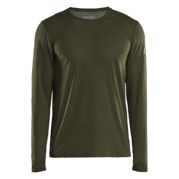 Blaklader 34231126 UV-protect Lightweight Long-Sleeved Function T-Shirt Forest Night Main #colour_forest-night