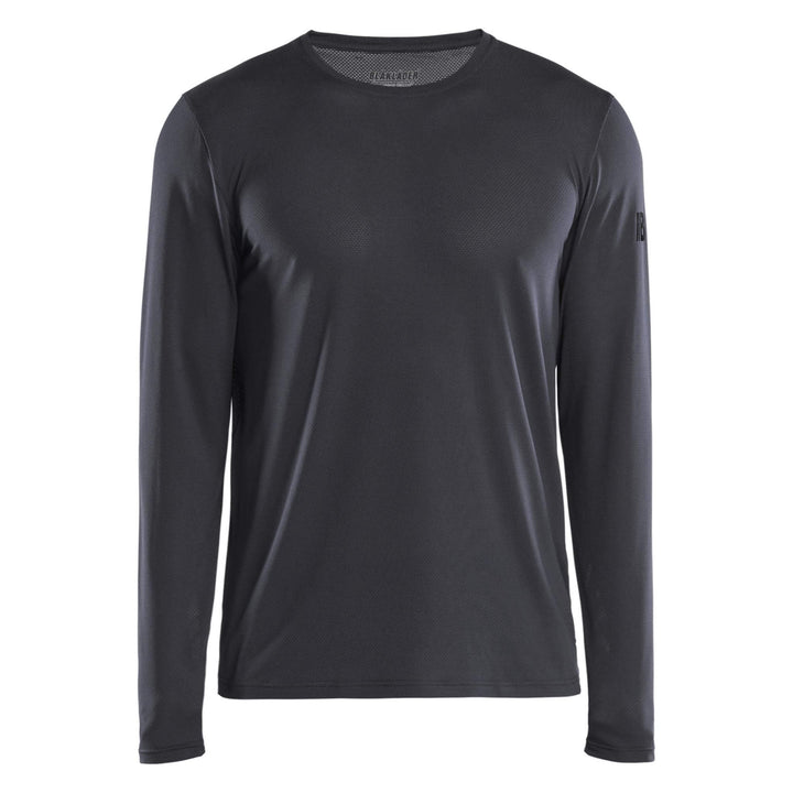 Blaklader 34231126 UV-protect Lightweight Long-Sleeved Function T-Shirt Mid Grey Main #colour_mid-grey