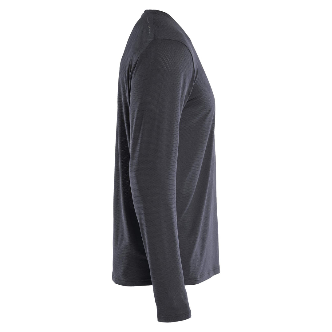 Blaklader 34231126 UV-protect Lightweight Long-Sleeved Function T-Shirt Mid Grey Right #colour_mid-grey