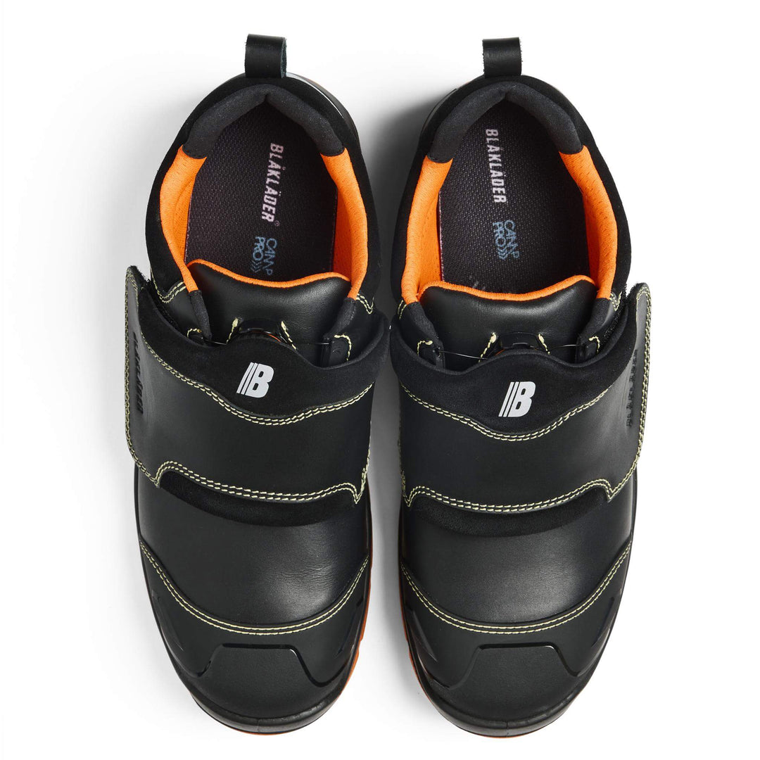 Blaklader 24830000 WELDING S3S Leather Composite Toe Cap Safety Shoes Black Right #colour_black