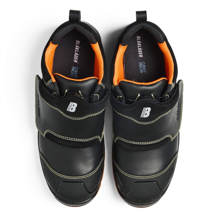 Blaklader 24830000 WELDING S3S Leather Composite Toe Cap Safety Shoes Black Right #colour_black