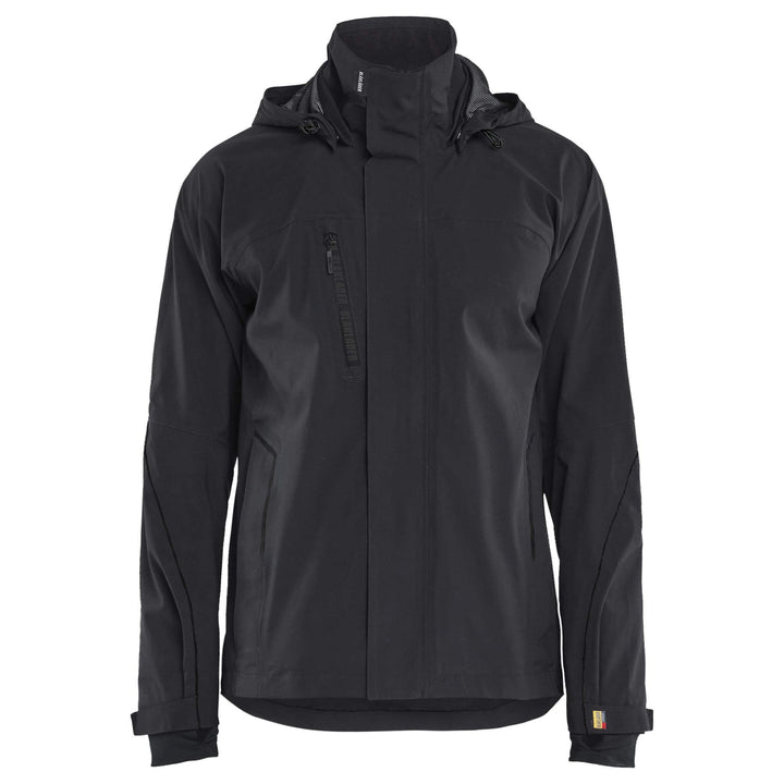 Blaklader 44831917 Waterproof Breathable Stretch Shell Jacket Black/Black Main #colour_black-black