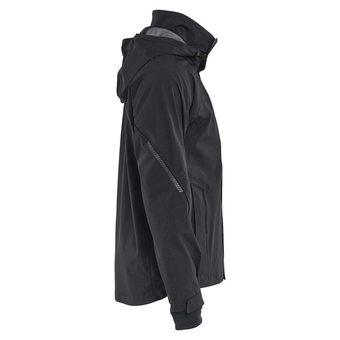 Blaklader 44831917 Waterproof Breathable Stretch Shell Jacket Black/Black Right #colour_black-black