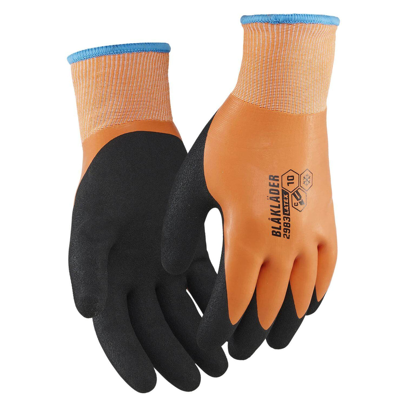 Blaklader 29831408 Waterproof Cut Level C Protection Gloves Orange Main #colour_orange