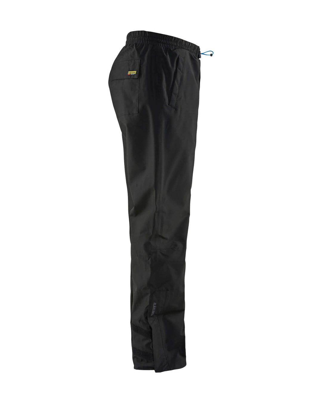 Blaklader 18661946 Waterproof Rain Trousers Black Right #colour_black