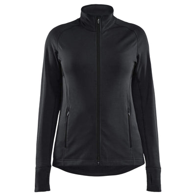 Blaklader 47452539 Womens Fleece Jacket Black Main #colour_black