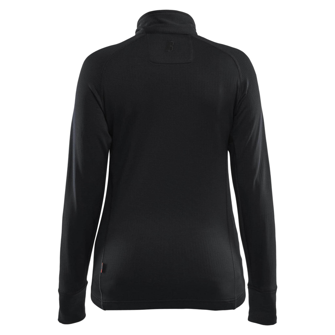 Blaklader 47452539 Womens Fleece Jacket Black Rear #colour_black