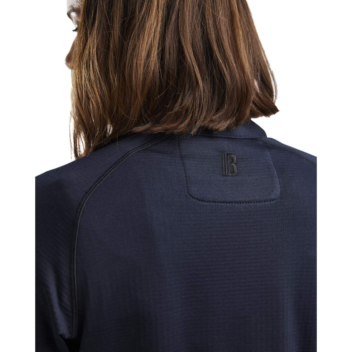 Blaklader 47452539 Womens Fleece Jacket Dark Navy Blue Detail 4 #colour_dark-navy-blue