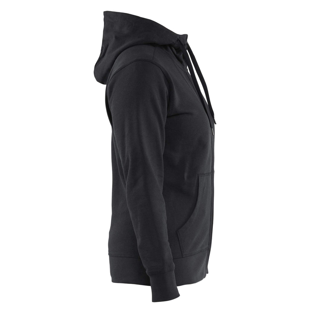 Blaklader 33951158 Womens Hoodie With Zipper and Kangaroo Pocket Black Right #colour_black