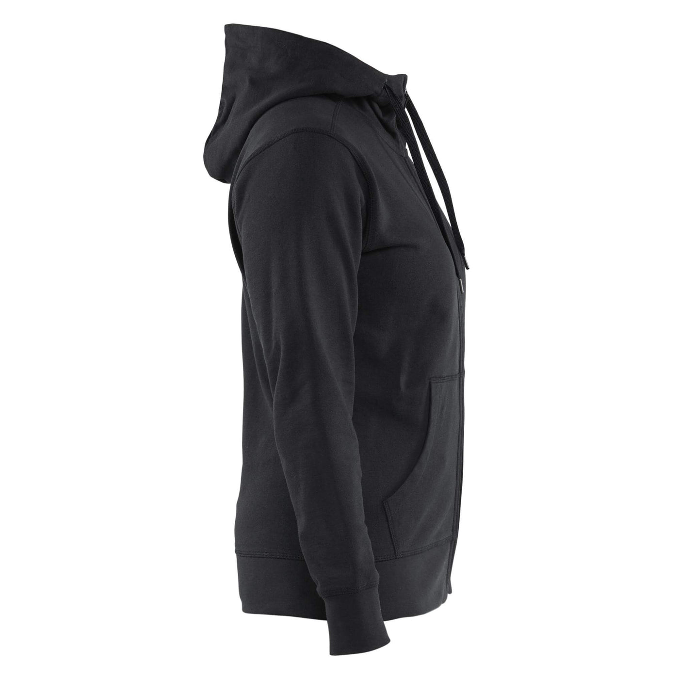 Blaklader 33951158 Womens Hoodie With Zipper and Kangaroo Pocket Black Right #colour_black