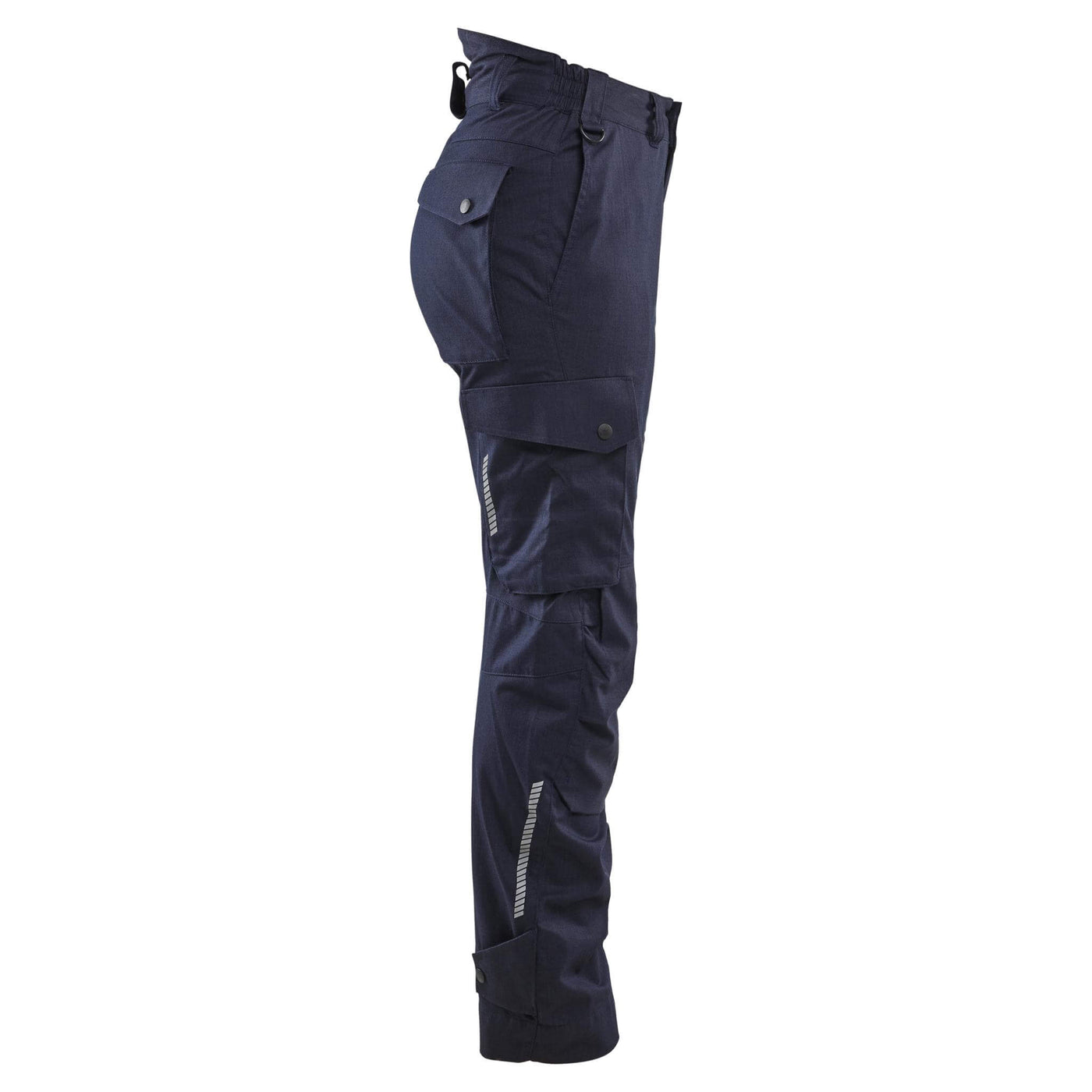 Blaklader 71071512 Womens Inherent FR Trousers Navy Blue Right #colour_navy-blue