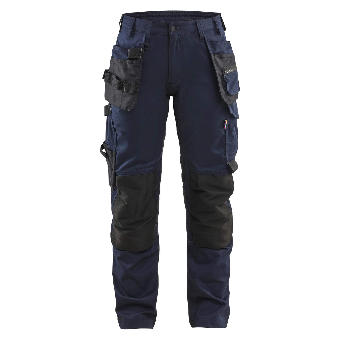 Blaklader 71321832 Womens Lightweight Craftsman Stretch Trousers with Kneepad Pockets Dark Navy Blue Main #colour_dark-navy-blue