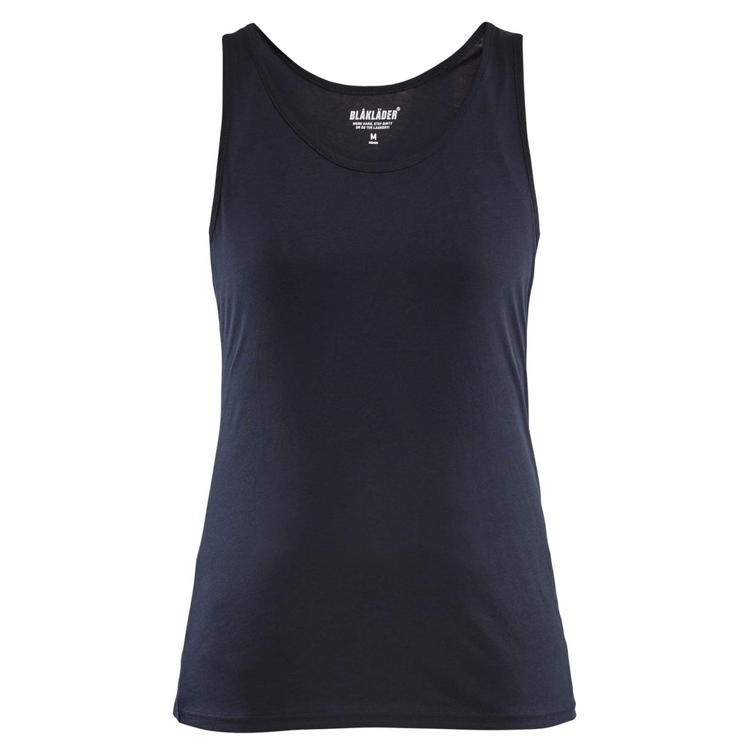 Blaklader 35121029 Womens Tank Top Vest Dark Navy Blue Main #colour_dark-navy-blue