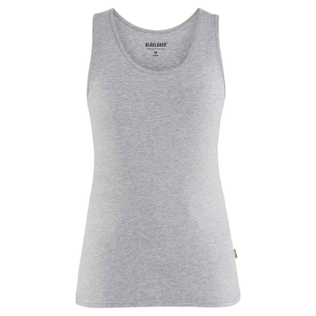 Blaklader 35121059 Womens Tank Top Vest Grey Melange Main #colour_grey-melange