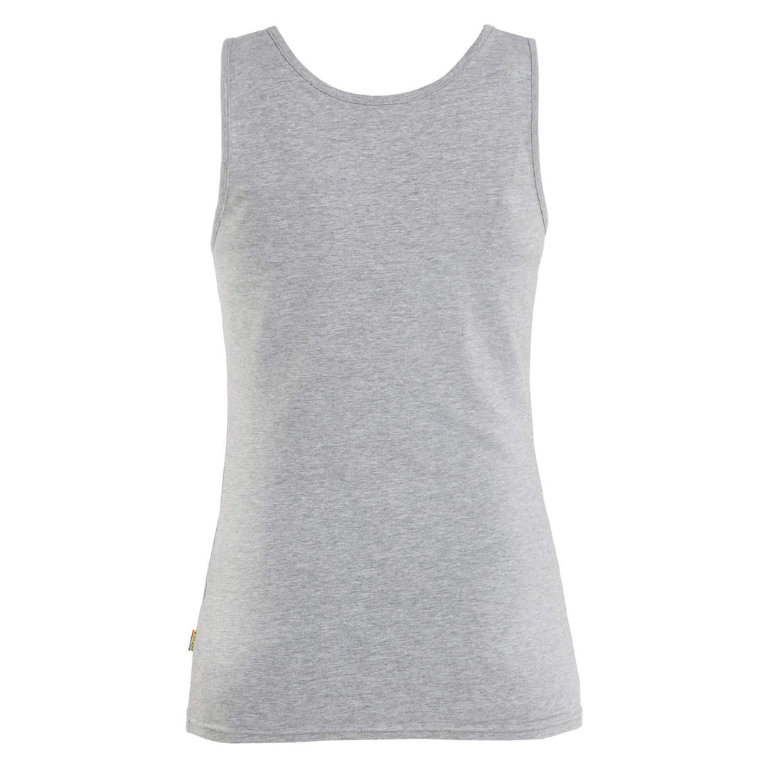 Blaklader 35121059 Womens Tank Top Vest Grey Melange Rear #colour_grey-melange