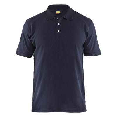 Blaklader 33241050 Work Polo Shirt Dark Navy Blue Main #colour_dark-navy-blue