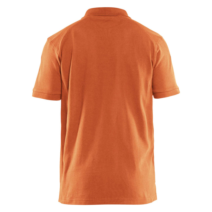 Blaklader 33241050 Work Polo Shirt Orange Rear #colour_orange