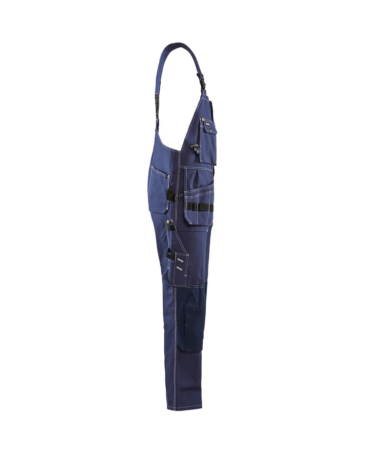 Blaklader 26001370 Workwear Bib Overalls Navy Blue Right #colour_navy-blue