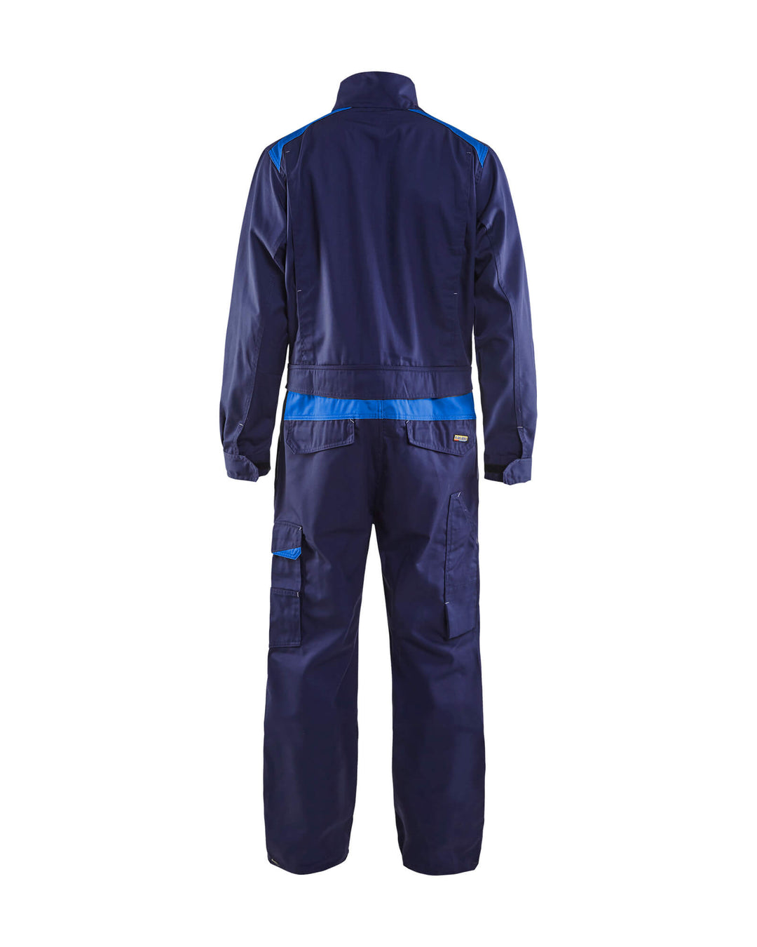 Blaklader 60541210 Workwear Industry Overalls Navy Blue/Royal Blue Rear #colour_navy-blue-royal-blue