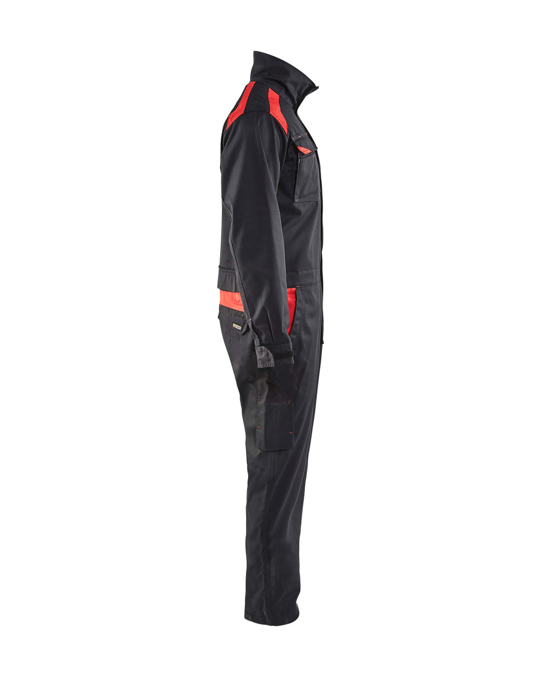 Blaklader 60541800 Workwear Industry Overalls Black/Red Right #colour_black-red