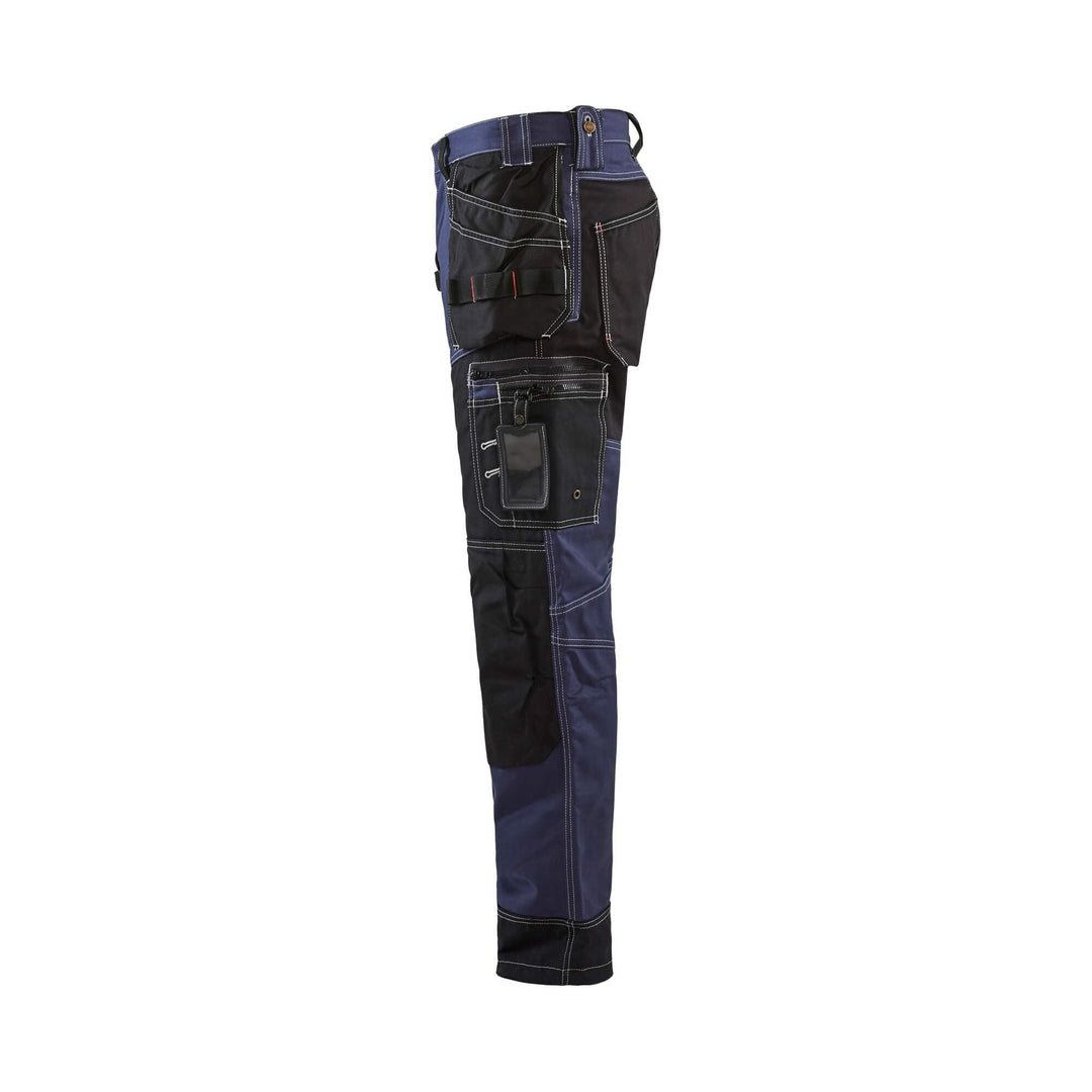 Blaklader X15001370 Craftsman Trousers Cotton 15001370 Navy Blue/Black Left 
