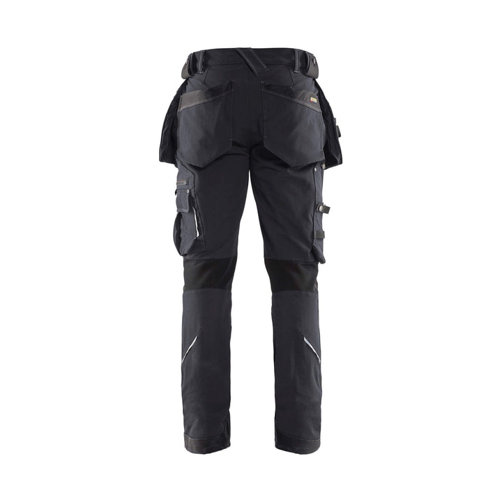 Blaklader X1900 4-Way-Stretch Trousers 19981644 Dark Grey/Black Rear 