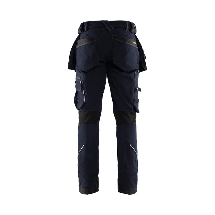 Blaklader X1900 4-Way-Stretch Trousers 19981644 Dark Navy Blue/Black Rear 