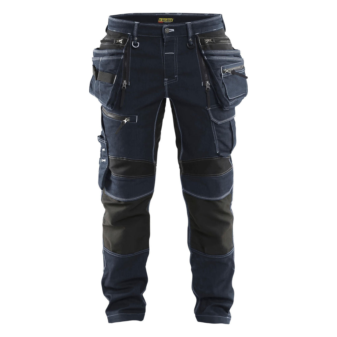 Blaklader X1900 Stretch Trousers 19901141 Navy Blue/Black Main 