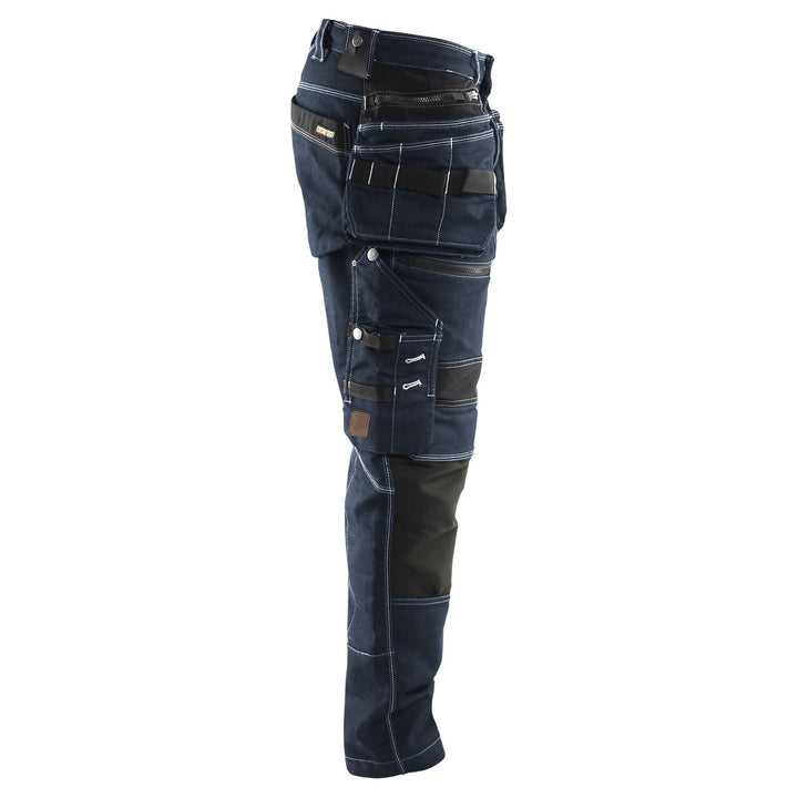 Blaklader X1900 Stretch Trousers 19901141 Navy Blue/Black Right 