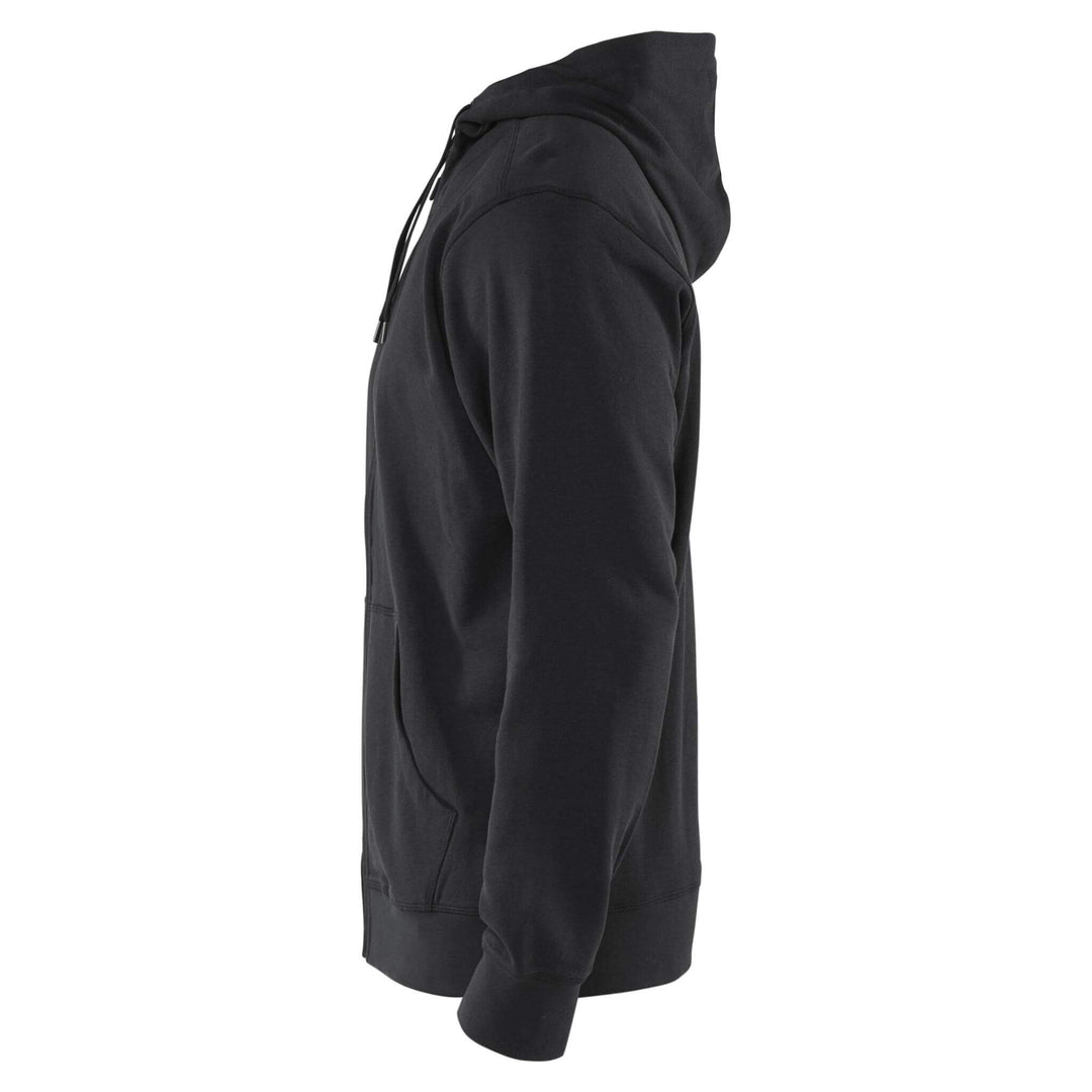 Blaklader 33661158 Zip Hoodie Black Left #colour_black