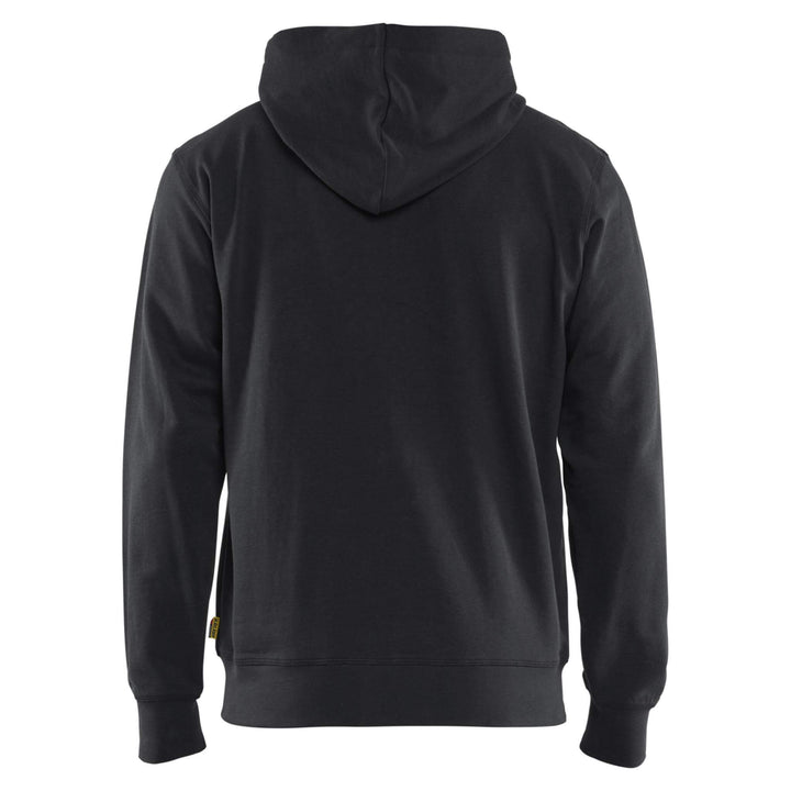 Blaklader 33661158 Zip Hoodie Black Rear #colour_black