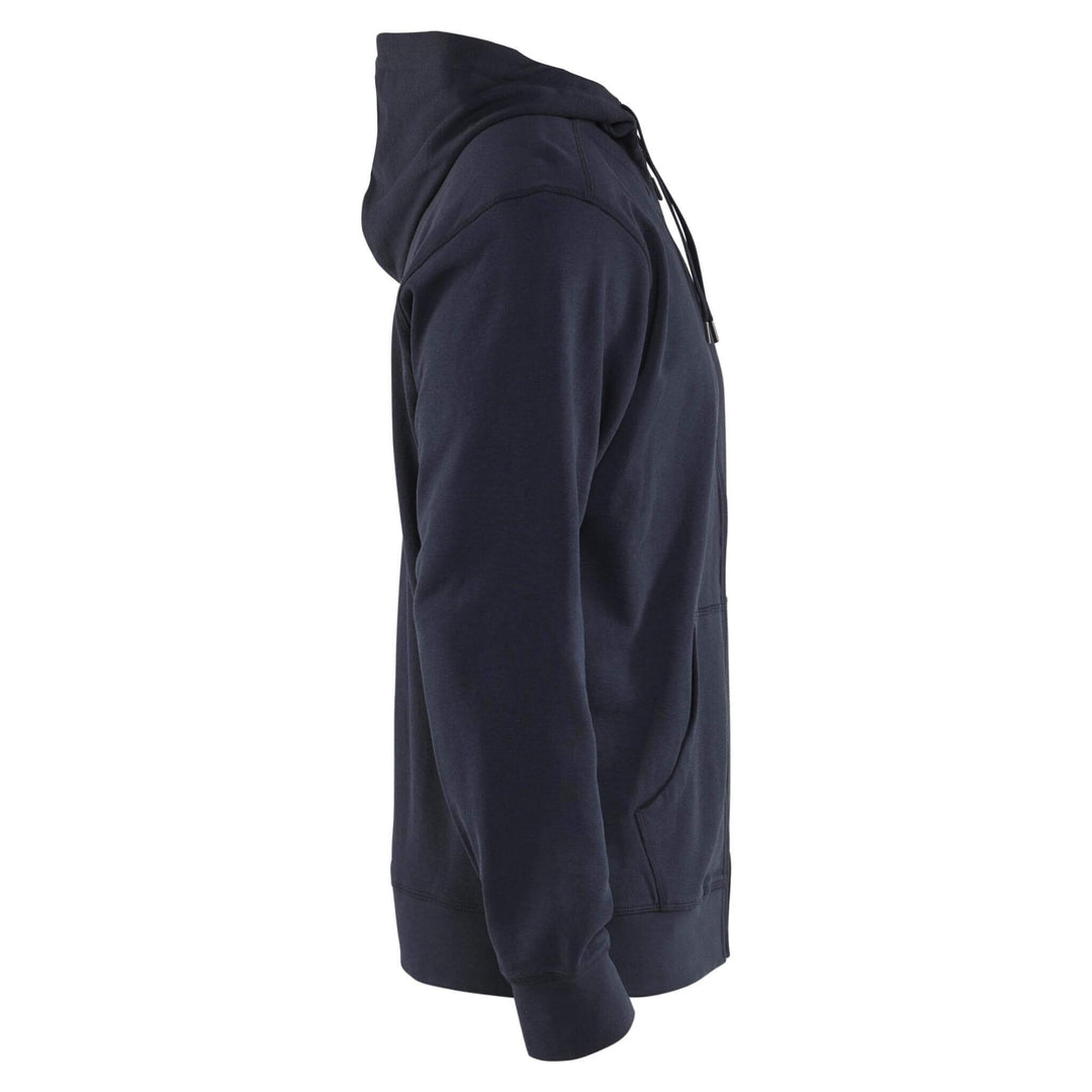 Blaklader 33661158 Zip Hoodie Dark Navy Blue Right #colour_dark-navy-blue