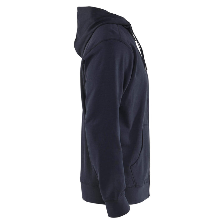 Blaklader 33661158 Zip Hoodie Dark Navy Blue Right #colour_dark-navy-blue