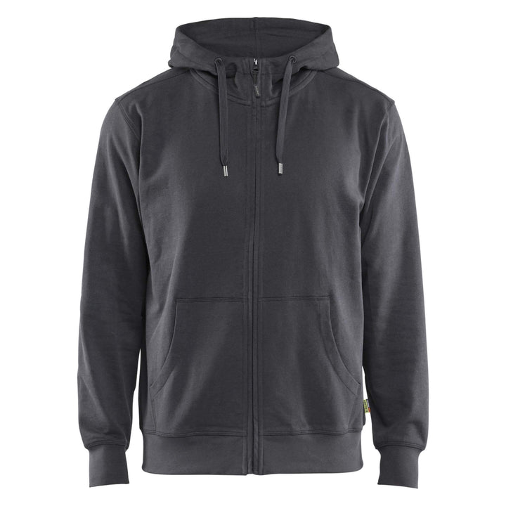 Blaklader 33661158 Zip Hoodie Mid Grey Main #colour_mid-grey