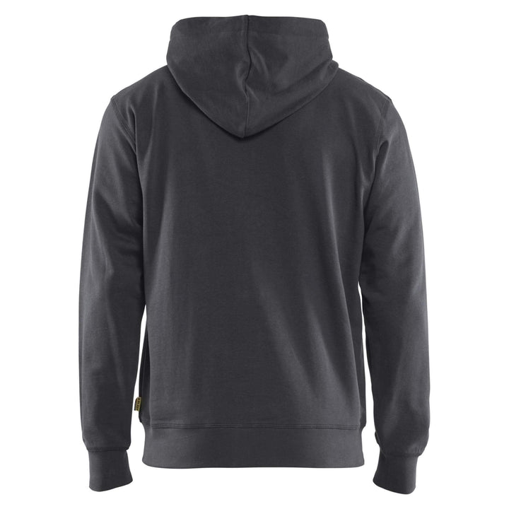 Blaklader 33661158 Zip Hoodie Mid Grey Rear #colour_mid-grey