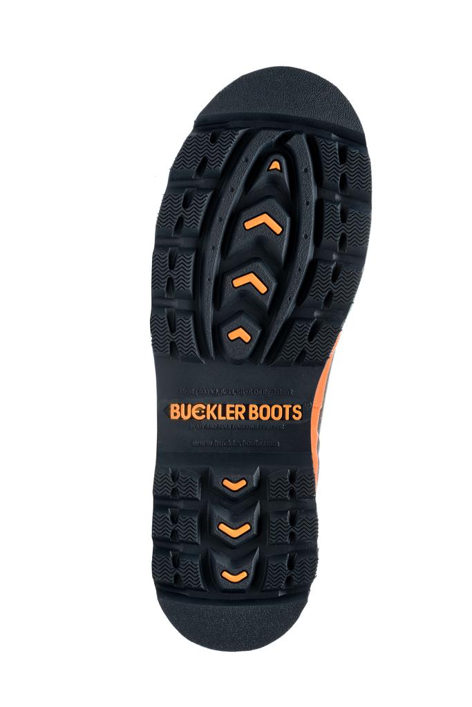 Buckler Boots BBZ6000 Safety Wellies Neoprene & Rubber Insulated Buckbootz Blue/Orange Image 4#colour_blue-orange