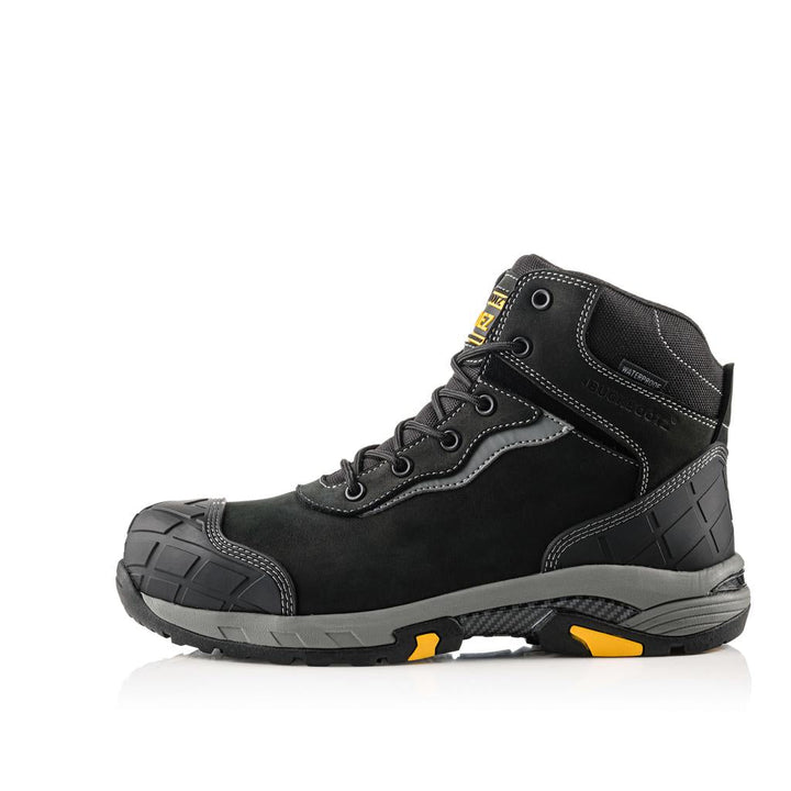 Buckler Boots BLITZ Waterproof Safety Boots Lightweight Buckbootz Black Image 4#colour_black