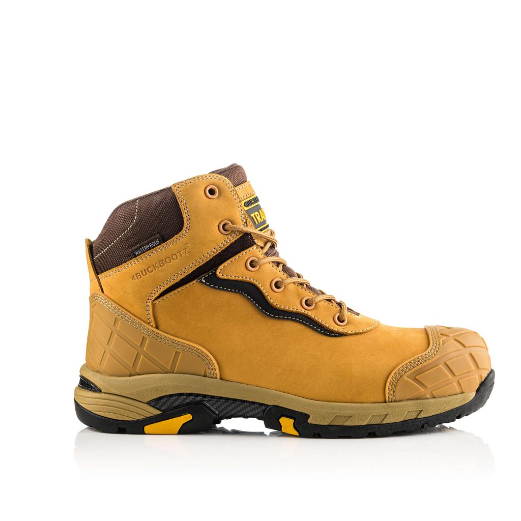 Buckler Boots BLITZ Waterproof Safety Boots Lightweight Buckbootz Honey Image 2#colour_honey