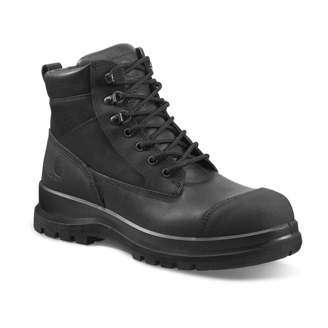 Carhartt Detroit 6 Inch S3 Work Boots F702903 Black Front#colour_black