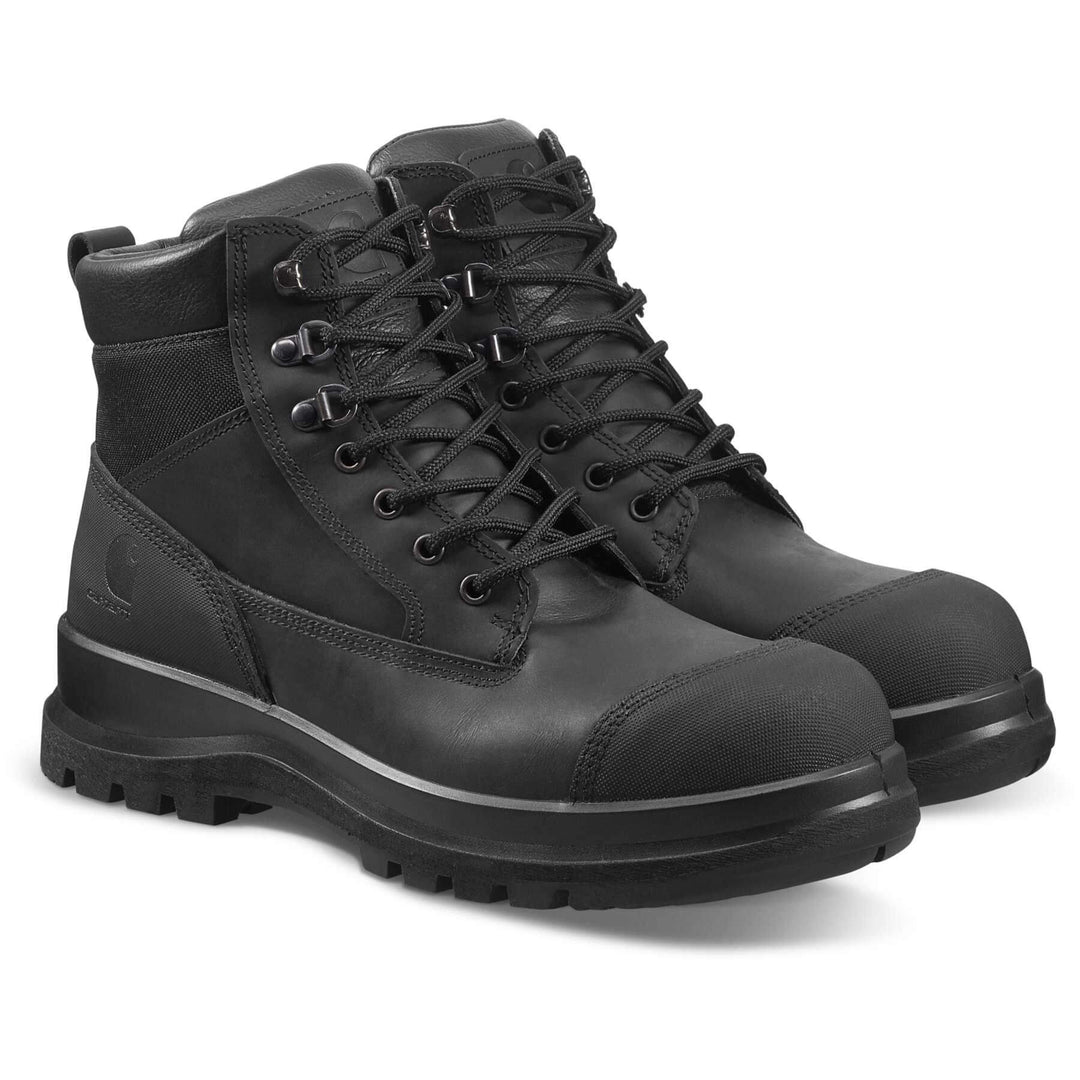 Carhartt Detroit 6 Inch S3 Work Boots F702903 Black Additional Image 2#colour_black