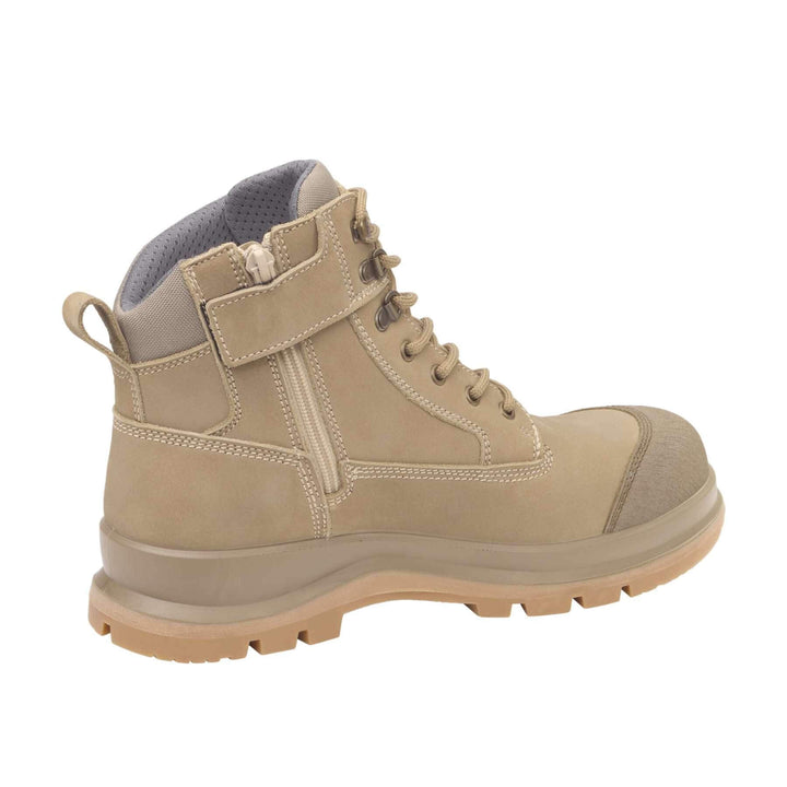 Carhartt Detroit 6 Inch S3 Zip Safety Boots F702923 Dark Khaki Additional Image 2#colour_dark-khaki