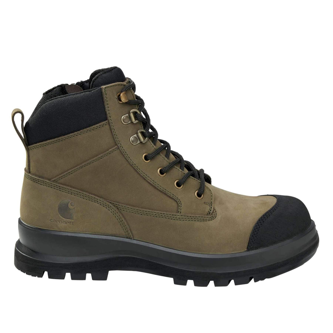 Carhartt Detroit 6 Inch S3 Zip Safety Boots F702923 Moss Additional Image 2#colour_moss