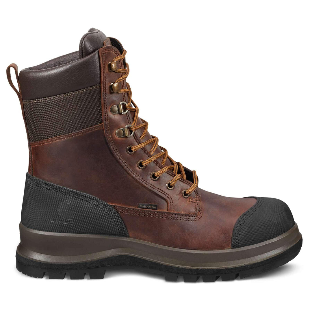 Carhartt Detroit 8 Inch S3 High Leg Work Boots F702905 Dark Brown Additional Image 3#colour_dark-brown