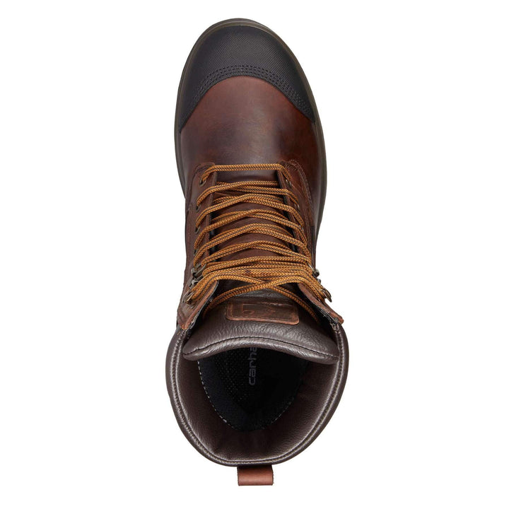 Carhartt Detroit 8 Inch S3 High Leg Work Boots F702905 Dark Brown Additional Image 4#colour_dark-brown